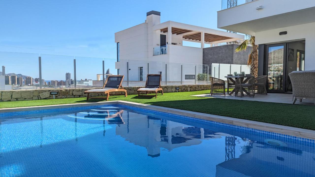 Апартаменты Panoramic Pool & Mountains House Финестрат Экстерьер фото